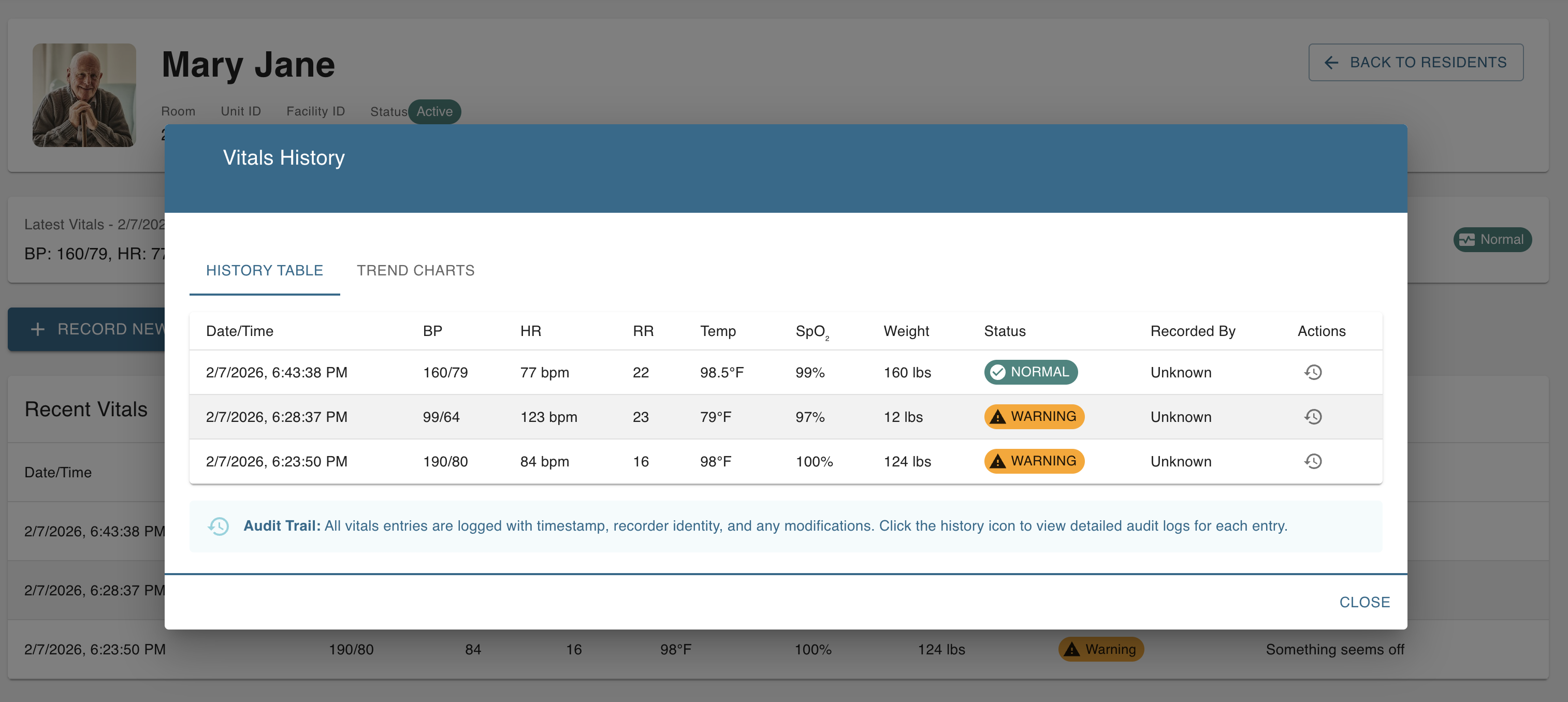 Worktrim Senior Care Management System